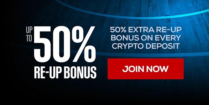 up to 50% re-up bonus