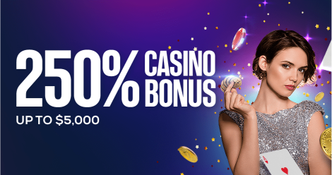 250% Casino Crypto Sign-up Bonus